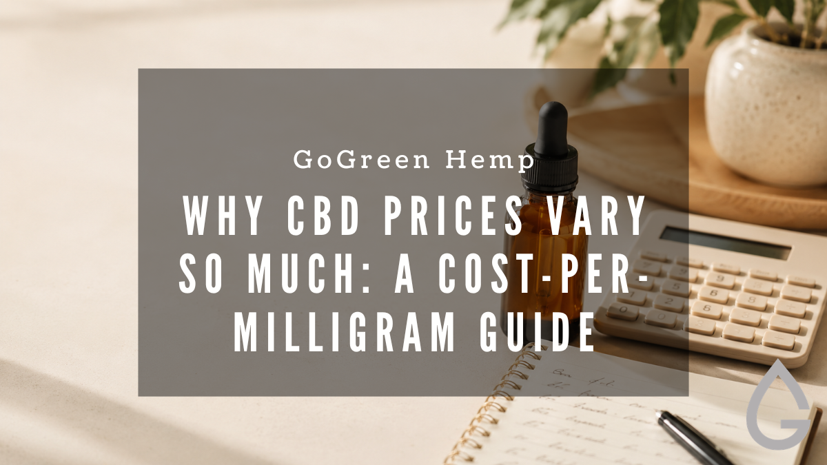 Why CBD Prices Vary So Much: A Cost-Per-Milligram Guide