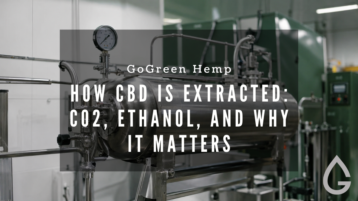How CBD Is Extracted: CO2, Ethanol, and Why It Matters
