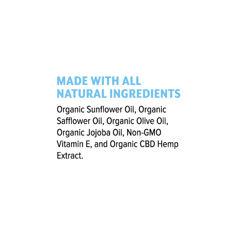 Organic CBD Massage Oil GoGreen Hemp