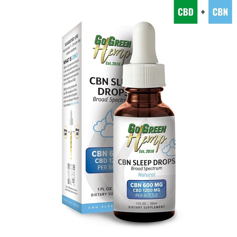 CBN Tincture for Sleep 1800mg by GoGreen Hemp THC-Free